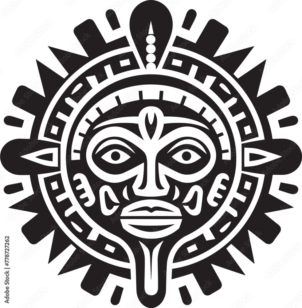Caral Civilization Insignia Pre Hispanic Vector Logo Icon Moche Tradition Symbol Pre Hispanic Icon Design Emblem Caral Civilization Insignia Pre Hispanic Vector Logo Icon Moche Tradition Symbol Pre Hispanic Icon Design Emblem