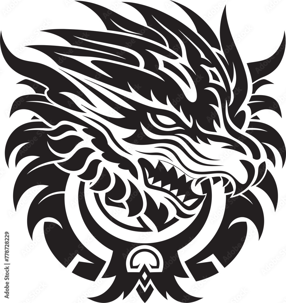 Legendary Quetzalcoatl Mark Symbolic Design Vector Aztec Culture Representation Quetzalcoatl Iconic Emblem Legendary Quetzalcoatl Mark Symbolic Design Vector Aztec Culture Representation Quetzalcoatl Iconic Emblem