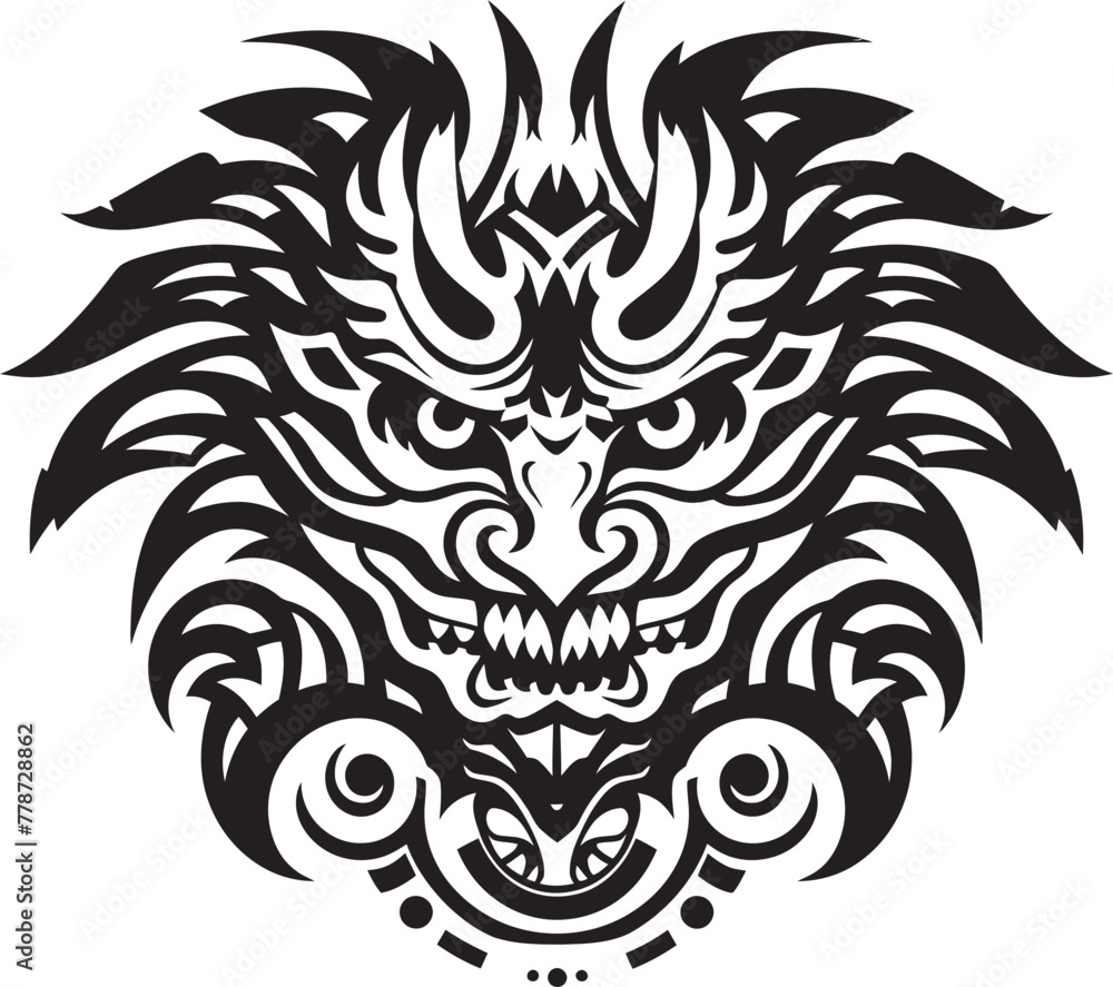 Fototapeta premium Serpent Deity Emblem Quetzalcoatl Logo Design Icon Ancient God Mark Quetzalcoatl Symbol Vector Emblem