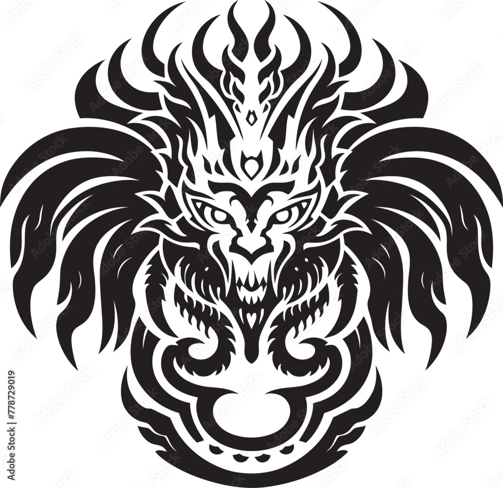 Aztec Deity Emblem Quetzalcoatl Symbol Vector Emblem Mythical Feathered Being Quetzalcoatl Logo Design Icon