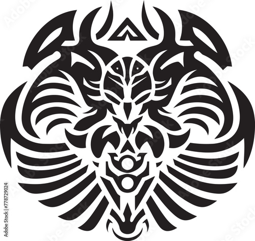 Aztec Culture Icon Quetzalcoatl Symbol Vector Emblem Mayan Deity Mark Quetzalcoatl Logo Design Icon