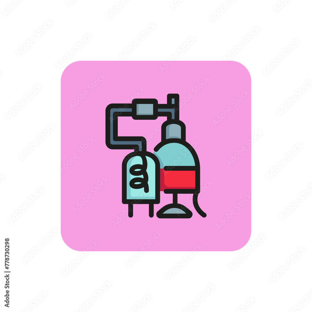 Icon of alcohol factory. Winery, brewery, craft. Bar and drinks concept. Can be used for topics like pub, beerhouse, restaurant. Icon of alcohol factory. Winery, brewery, craft. Bar and drinks concept. Can be used for topics like pub, beerhouse, restaurant.
