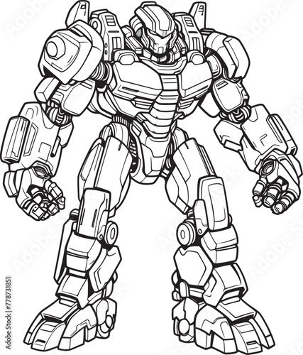 Wallpaper Mural Mech Vanguard Odyssey Futuristic Warrior Emblem Galactic Mech Knight Saga Sci Fi Logo Design Torontodigital.ca