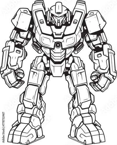 Wallpaper Mural Mech Crusader Sci Fi Macha Warrior Emblem Cybernetic Avenger Macha Warrior Vector Logo Design Torontodigital.ca