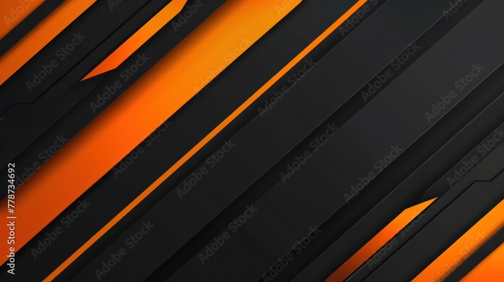 A black and orange striped background with a black and orange line A black and orange striped background with a black and orange line