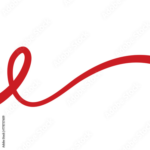 Ribbon for World Blood Cancer Day