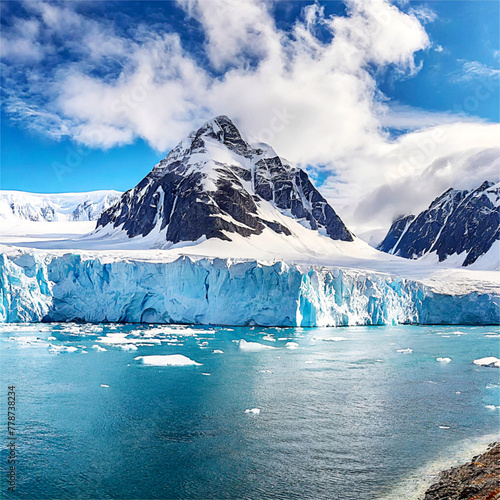 빙하, 눈, 경관, 네이처, 남극, 북극, 아르헨티나,blue