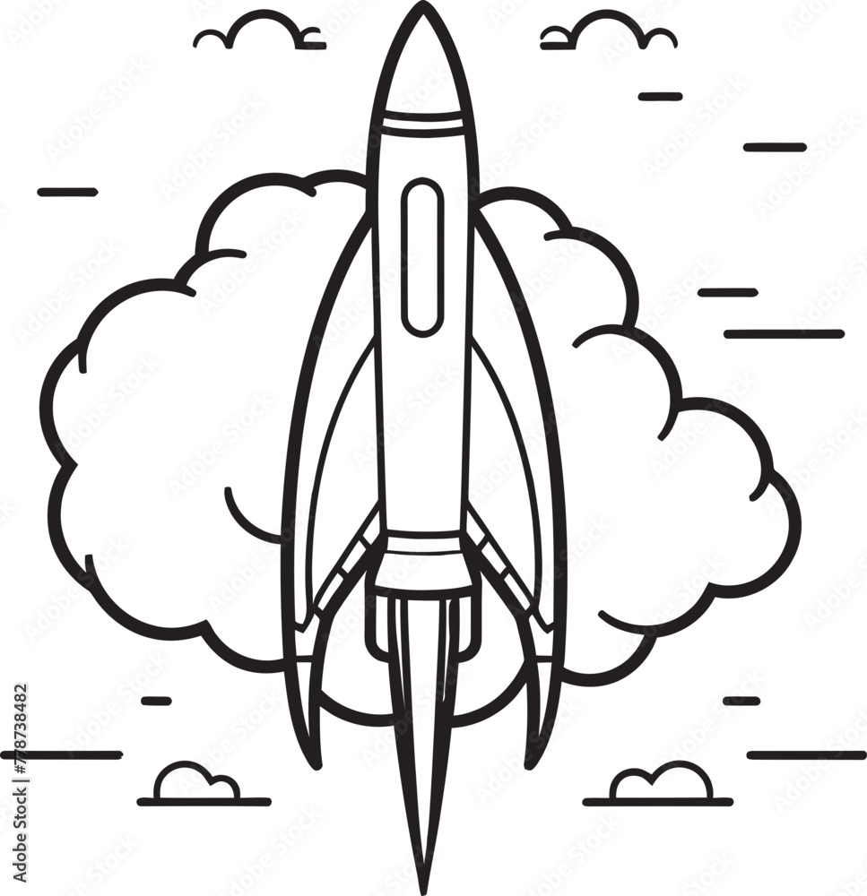 Stellar Sprint Space Rocket Vector Logo Design Cosmic Cruiser Rocket Lineart Icon Design Stellar Sprint Space Rocket Vector Logo Design Cosmic Cruiser Rocket Lineart Icon Design