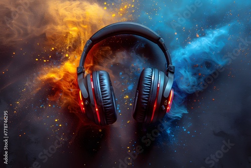Headphones on Fire
