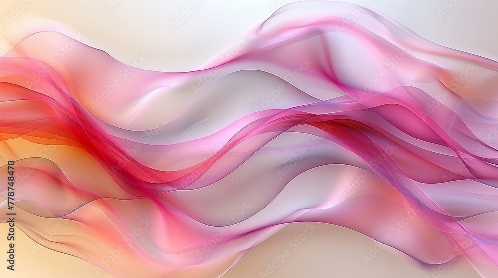 An image generated by a computer featuring waves of pink and orange on a white background, allowing for the inclusion of text or additional imagery An image generated by a computer featuring waves of pink and orange on a white background, allowing for the inclusion of text or additional imagery