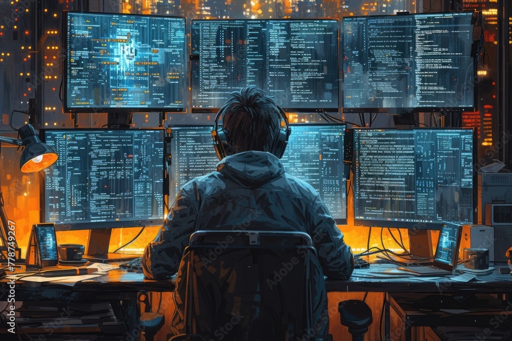 Cyber Specialist at Work: Real-Time Data Monitoring Cyber Specialist at Work: Real-Time Data Monitoring
