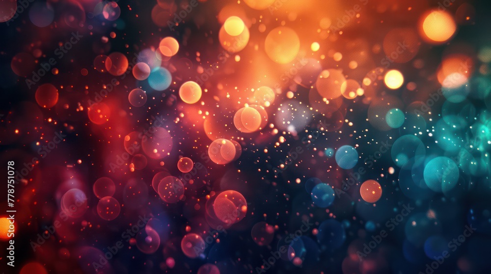 A colorful background with many small circles A colorful background with many small circles