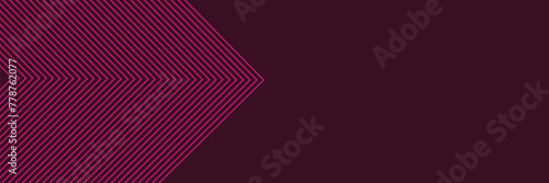 Abstract red background with glowing curve lines. Modern shiny red gradient geometric circle lines pattern. Futuristic concept. Suit for banner, brochure, poster. eps 10