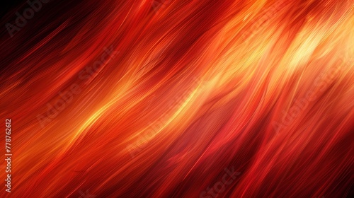  Red and yellow flames on black canvas, allowing space for text or graphic design