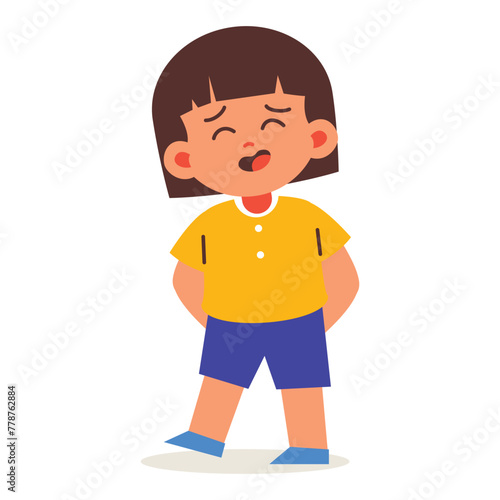 Shy Little Girl