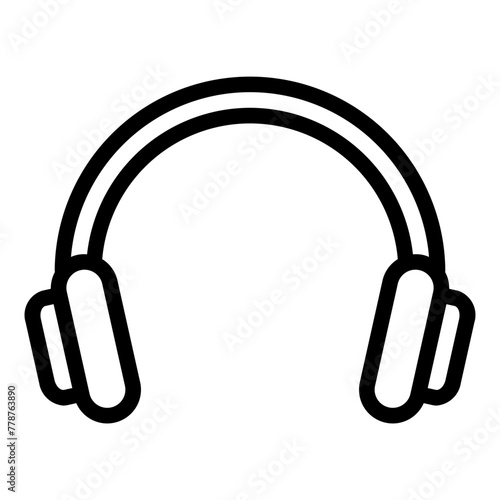 headphone icon line