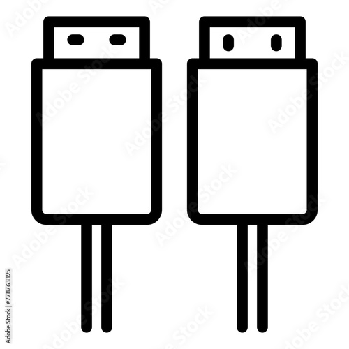 micro usb icon element