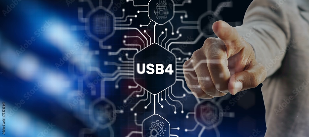 USB 4. New high speed standard. USB 4.0 Technology USB 4. New high speed standard. USB 4.0 Technology