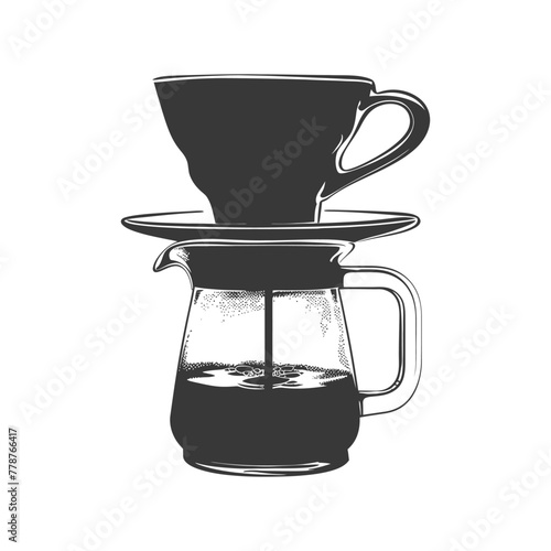 silhouette Vietnam drip coffee ready to drink black color only