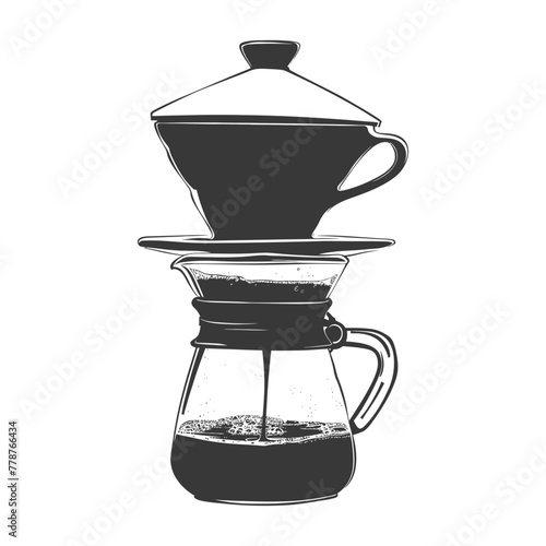 silhouette Vietnam drip coffee ready to drink black color only
