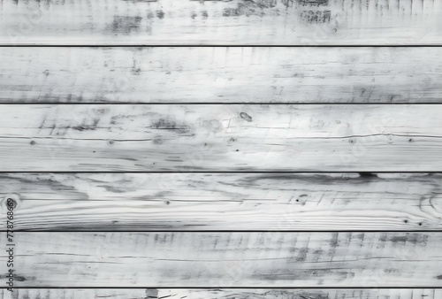 Weathered White Wooden Plank Texture