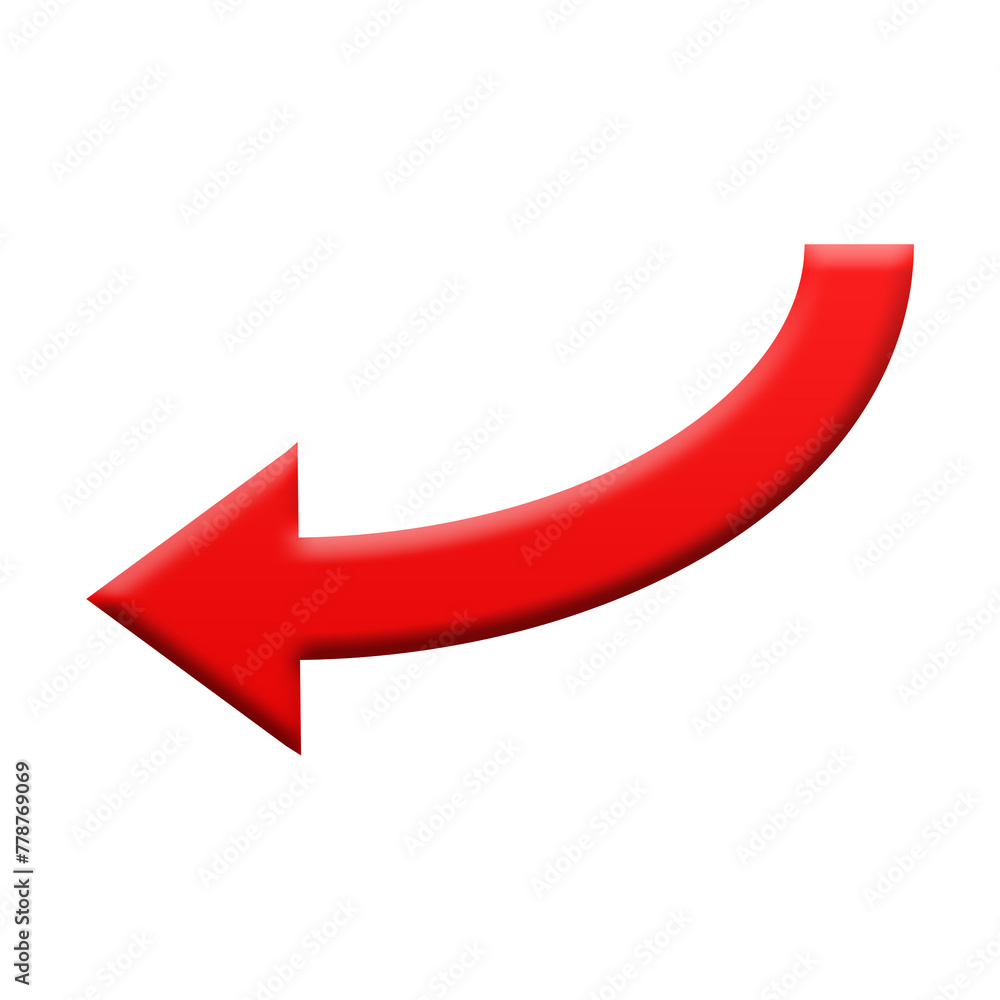 red down arrow on white background red down arrow on white background