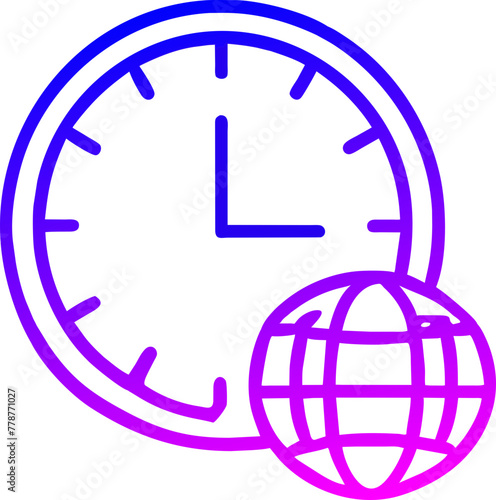 Neon Time: A Vibrant Countdown