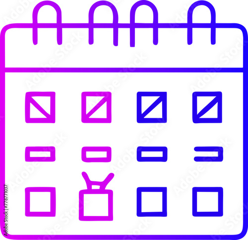 Neon Time: A Vibrant Countdown