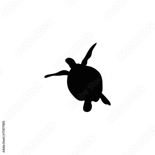 Turtle silhouette 