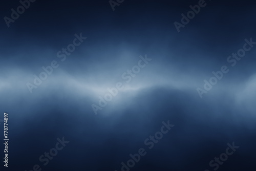 Fototapeta Naklejka Na Ścianę i Meble -  Realistic fog, blurred dark blue white light copy space illustration background.