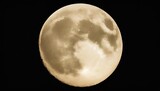 full moon in png isolated on transparent background