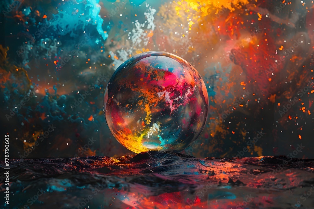 Surreal Cosmic Landscape Depicting the Alignment of Planets to Form the Bitcoin Symbol Symbolizing Cryptocurrency s Universal Impact on Global Markets Surreal Cosmic Landscape Depicting the Alignment of Planets to Form the Bitcoin Symbol Symbolizing Cryptocurrency s Universal Impact on Global Markets