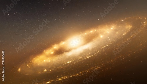pulsar space galaxy 3d illustration