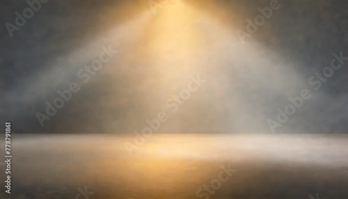 dark grey gradient background spotlight on empty studio room empty dark abstract cement wall and studio room with smoke float up interior texture for display products wall background