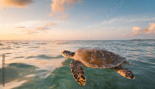 green sea turtles chelonia mydas akumal yucatan peninsula mexico