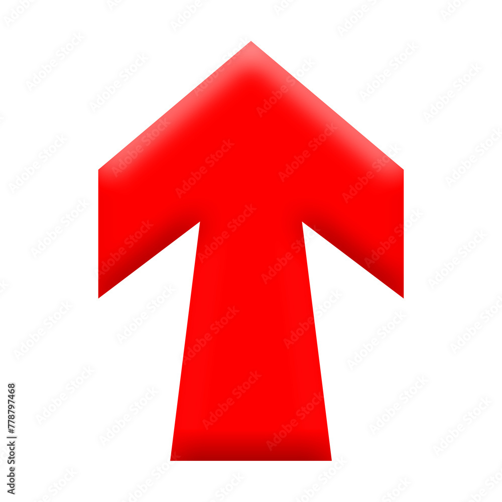 red arrow on transparent background red arrow on transparent background