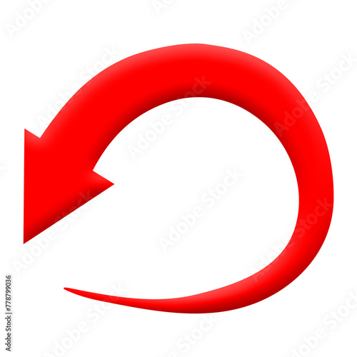 Free Download red arrow isolated on white - GFXLoad