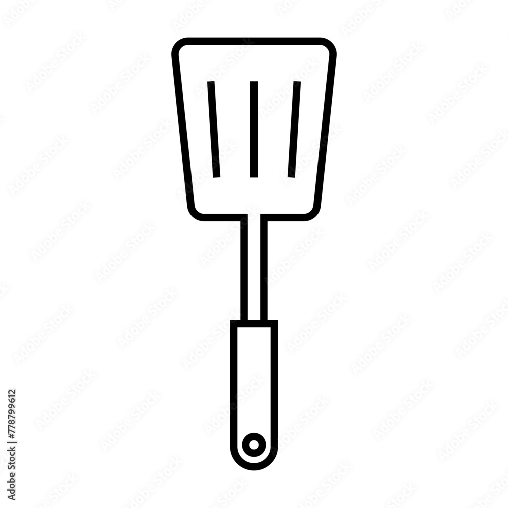 Simple spatula icon. Cooking utensils. Vector. Simple spatula icon. Cooking utensils. Vector.