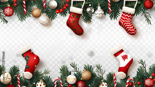 christmas socks , generative ai