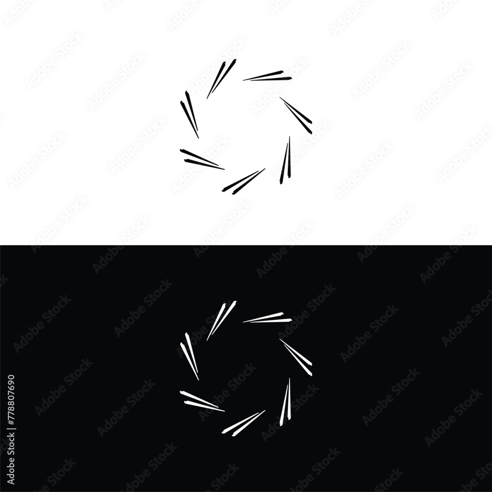 Circle vector logo template design. Circle creative vector logo illustration Circle vector logo template design. Circle creative vector logo illustration