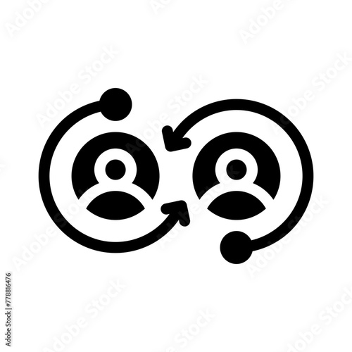 engagement glyph icon