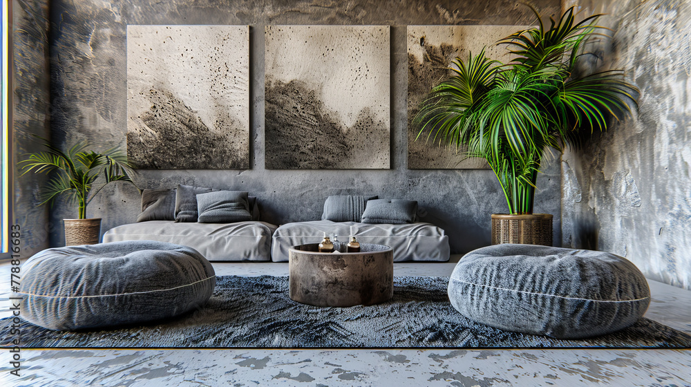 Contemporary Living Room with Modern Furniture and Minimalist Decor, Stylish and Comfortable Space Contemporary Living Room with Modern Furniture and Minimalist Decor, Stylish and Comfortable Space