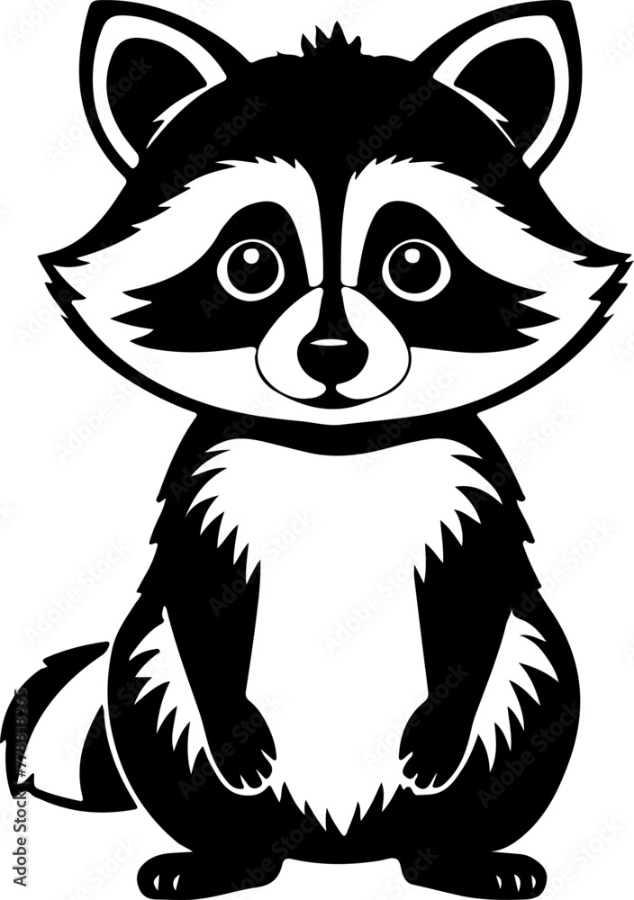 Raccoon SVG, Raccoon Face SVG, Raccoon Silhouette SVG, Raccoon Clipart, Raccoon png, Rocket Raccoon svg, Cute Animal svg, Raccoon Tshirt svg