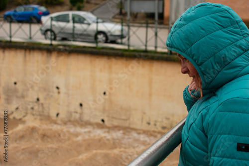 marveling gaze, the flood of the river © Mst Z