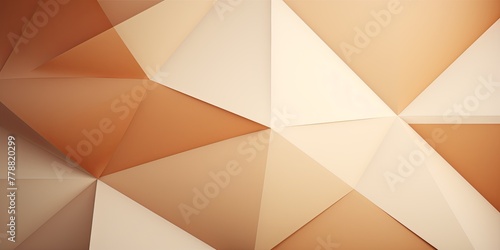 Beige abstract color paper geometry composition background with blank copy space for design geometric pattern