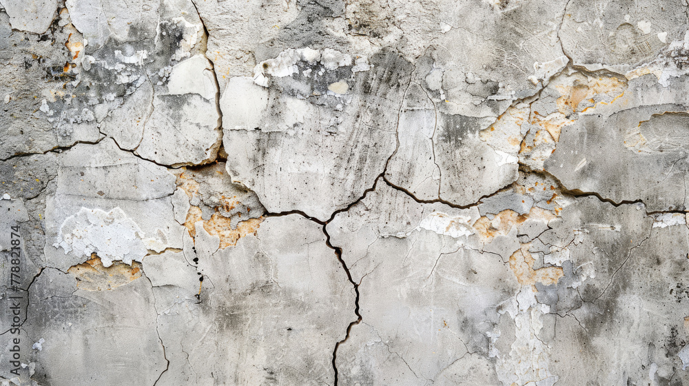 Cracked Cement Wall Background Cracked Cement Wall Background