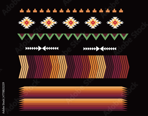 Hand draw abstract seamless pattern, ethnic background, simple style- great for textiles, banners, wallpapers, wrapping - vectors design
