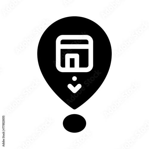 mecca glyph icon