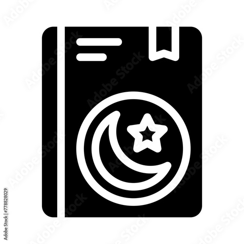 quran glyph icon