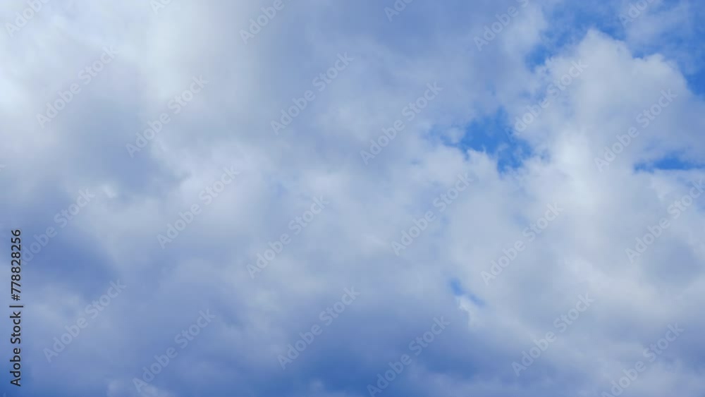 blue sky with clouds.time lapse blue sky with clouds.time lapse